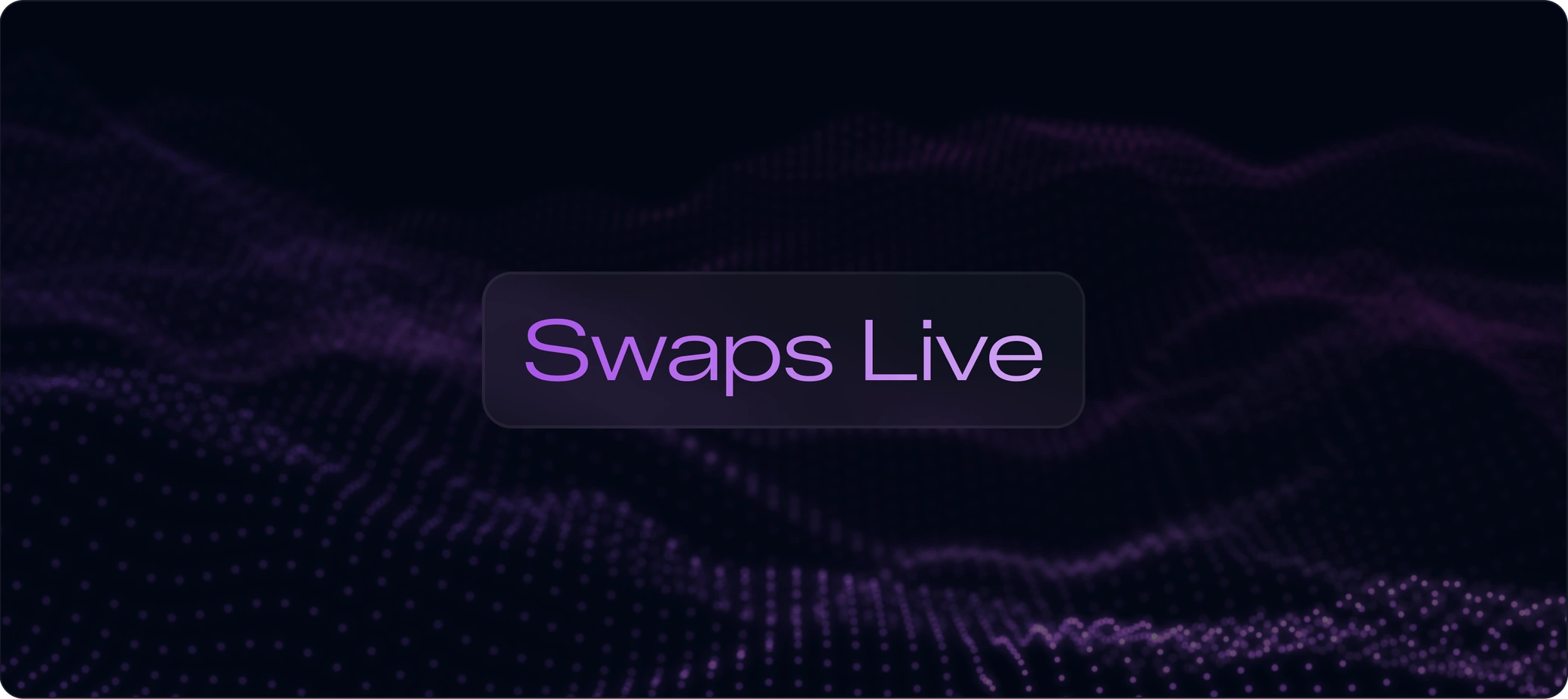 Swaps Are Live: TradFi Liquidity Is Now On-Chain